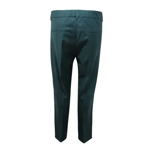 Wool Blend Trousers Teal Green - Patrizia Pepe - Modalova