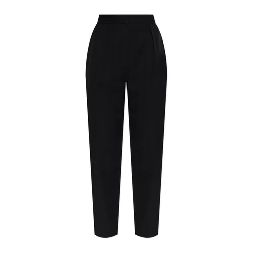 Wool trousers with pleats - Balmain - Modalova