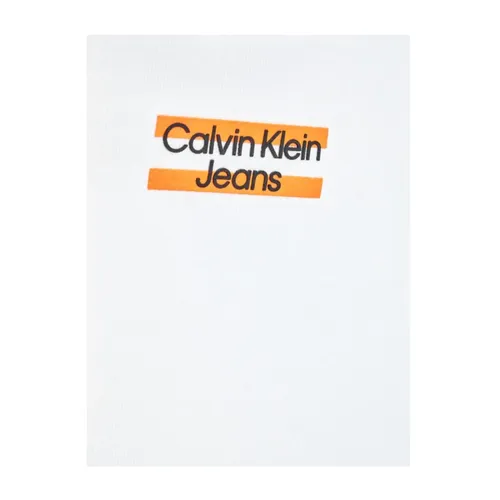 White Mini Block Sweatshirt - Calvin Klein - Modalova
