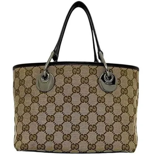 Pre-owned Canvas Handbag - Gucci Vintage - Modalova