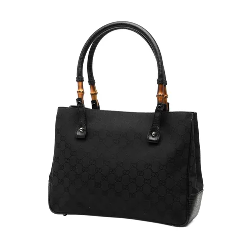 Pre-owned Bamboo Handle Tote - Gucci Vintage - Modalova