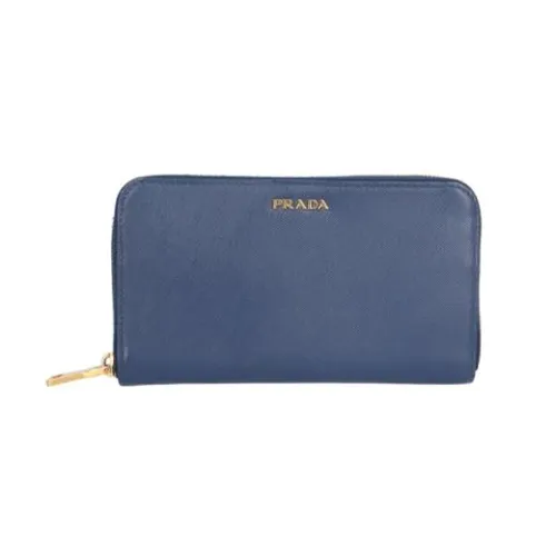 Pre-owned Leather Wallet - Prada Vintage - Modalova