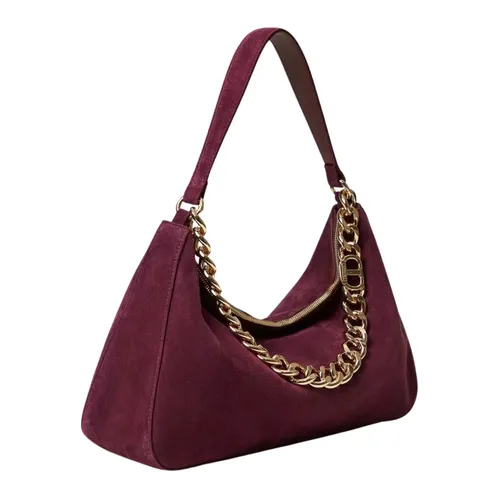 Hobo Bag 'Liliane' Suede Leather - Twinset - Modalova