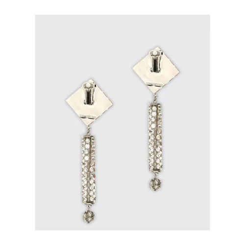 Crystal Drop Earrings - Alessandra Rich - Modalova