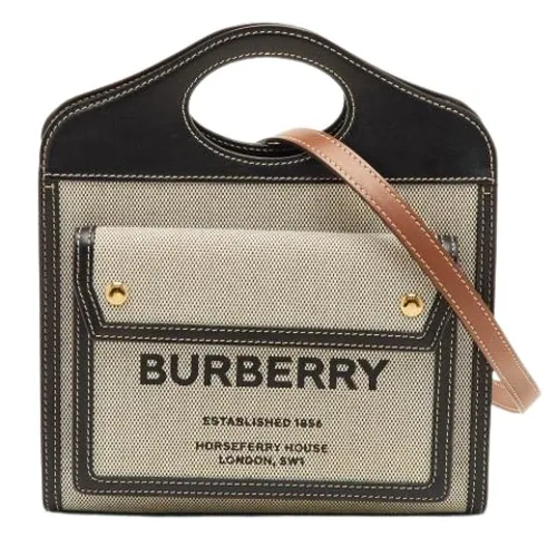 Pre-owned Canvas Mini Bag - Burberry Vintage - Modalova