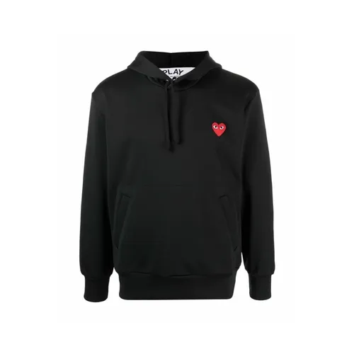 Felpa con Applicazione a Cuore - Comme des Garçons Play - Modalova