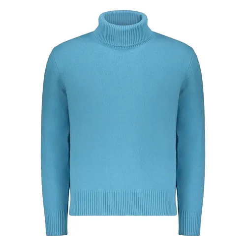 Ribbed Wool Turtleneck Sweater - Herno - Modalova