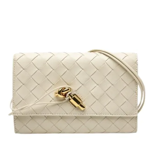 Pre-owned Leather Shoulder Bag - Bottega Veneta Vintage - Modalova