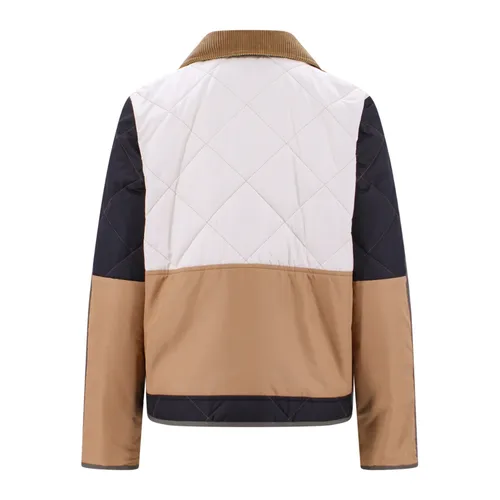 Quilted Jacket with Patchwork Effect - Fay - Modalova