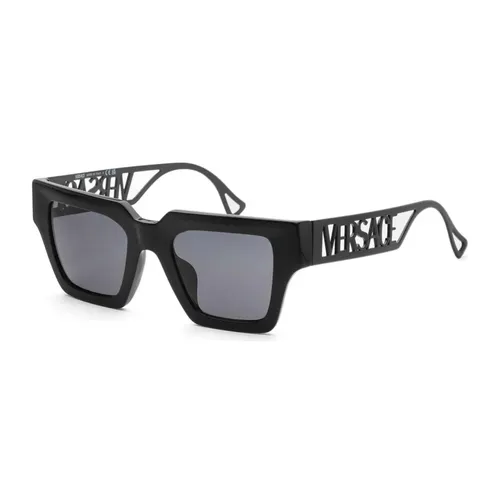 Acetate Square Frame Sunglasses - Versace - Modalova