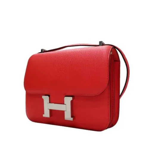 Pre-owned Leather Shoulder Bag - Hermès Vintage - Modalova