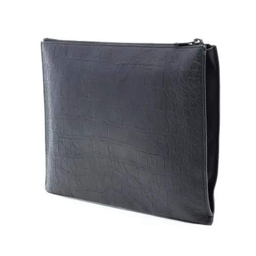 Clutch in Pelle Pre-owned - Yves Saint Laurent Vintage - Modalova