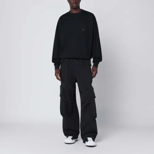 Black Cotton Blend Polos - Y-3 - Modalova
