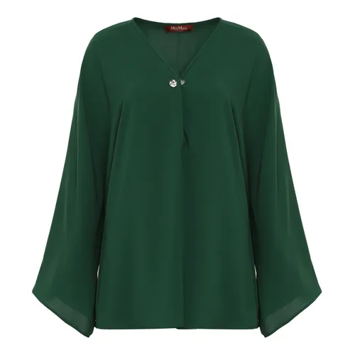 Kimono Sleeve Blouse with Cut-Out Detail - Max Mara Studio - Modalova