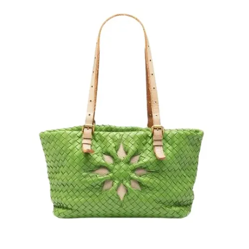Pre-owned Leather Shoulder Bag - Bottega Veneta Vintage - Modalova