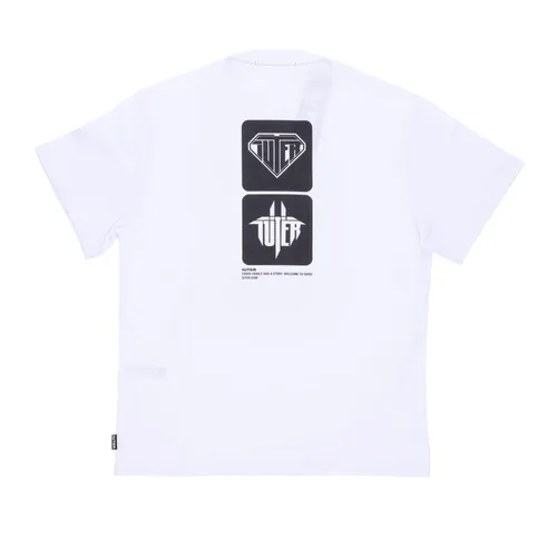 White Crew Neck Short Sleeve Tee - Iuter - Modalova