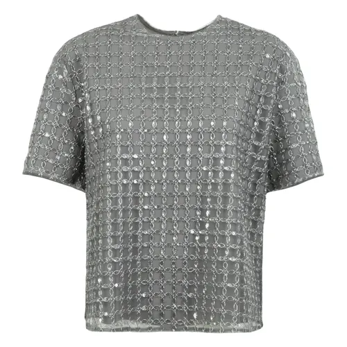 Top con cuentas - Rotate Birger Christensen - Modalova