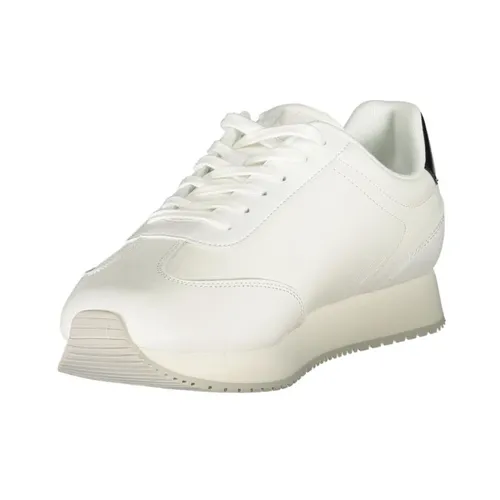 White Leather Men Sneaker - Calvin Klein - Modalova