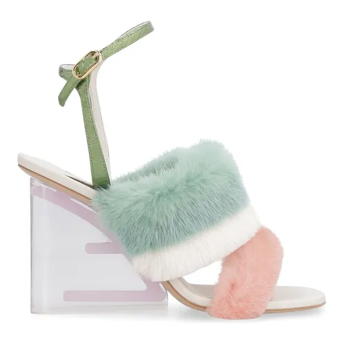 Sandalias de Tacón First - Fendi - Modalova
