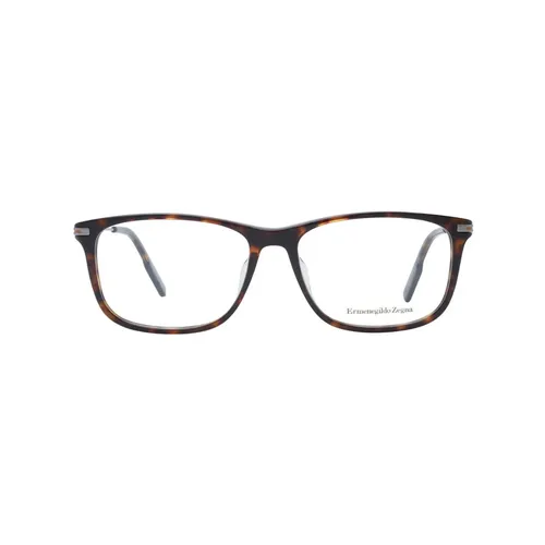 Brown Tortoiseshell Optical Frames - Zegna - Modalova
