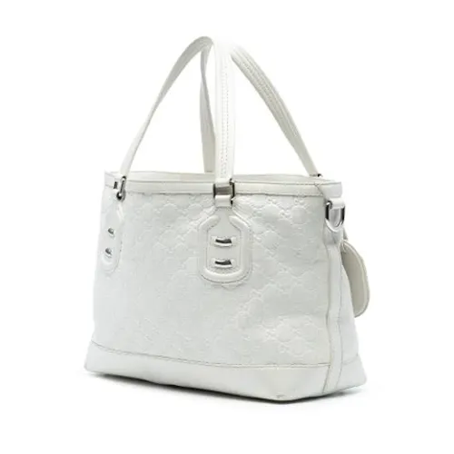 Pre-owned Leather Tote - Gucci Vintage - Modalova