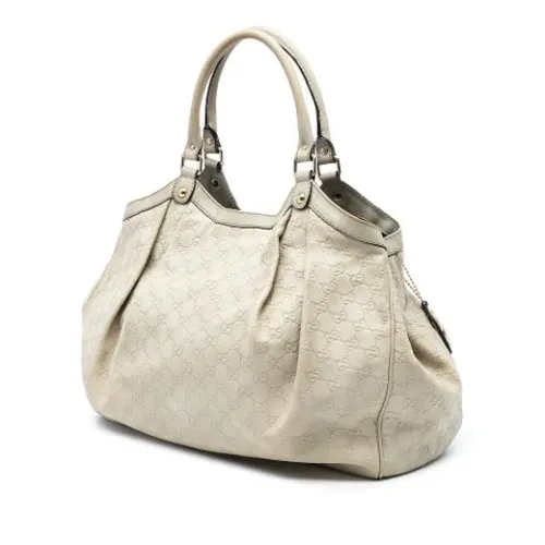 Pre-owned Vintage Leather Tote - Gucci Vintage - Modalova