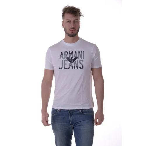 Casual Logo Print Sweatshirt - Armani Jeans - Modalova