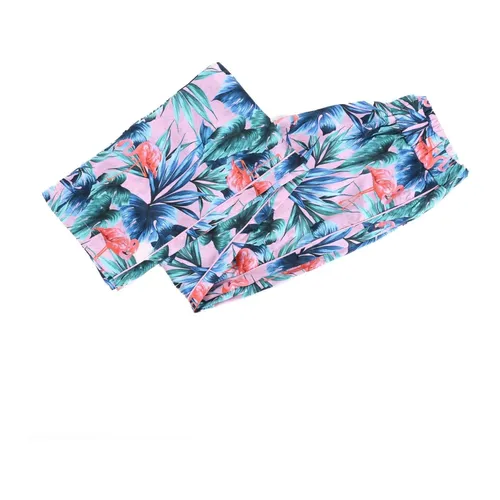 Flamingo Silk Pajama Set - Dee Ocleppo - Modalova