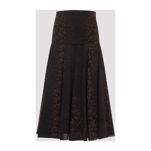 Silk Midi Skirt - Balenciaga - Modalova