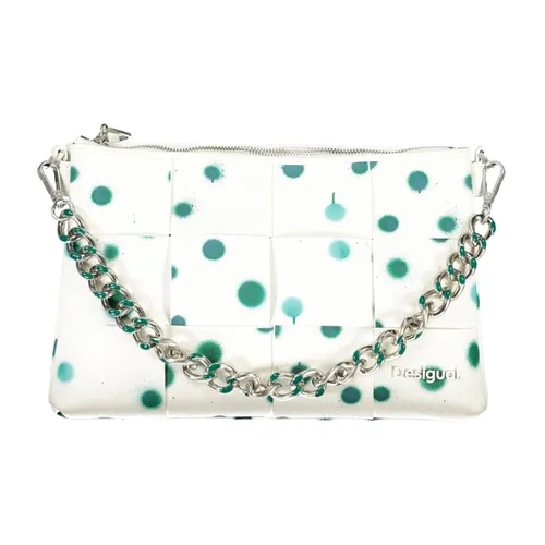 Polka Dot Handbag with Chain Strap - Desigual - Modalova