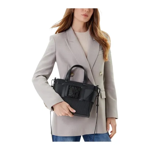 Handbag with Shoulder Strap and Spacious Interior - Armani Exchange - Modalova