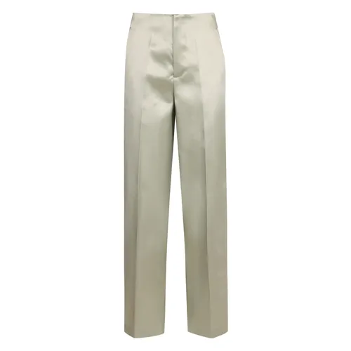 Satin Trousers with Side Pockets - Philosophy di Lorenzo Serafini - Modalova
