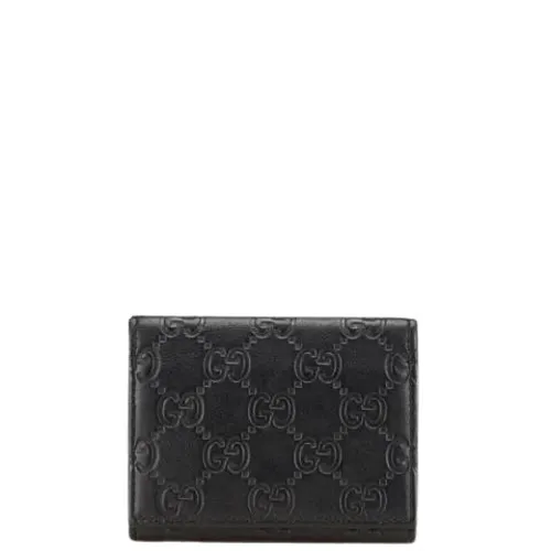 Pre-owned Leather Wallet - Gucci Vintage - Modalova