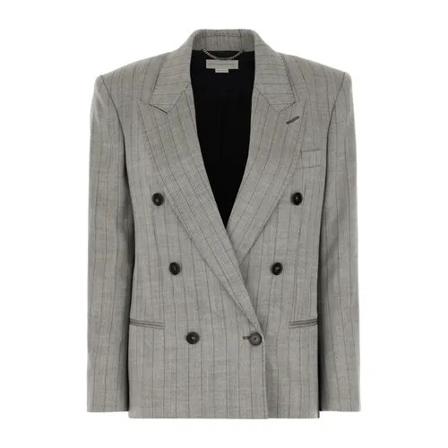 Blazer cruzado a rayas - Stella McCartney - Modalova