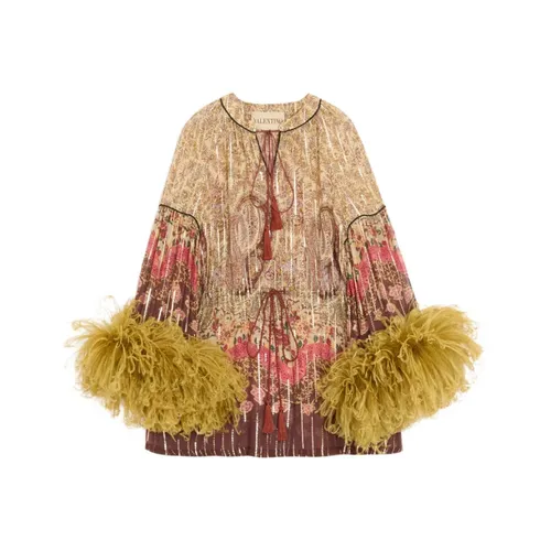 Paisley Ruffle Blouse - Valentino - Modalova