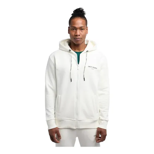 Basic Line De Simoi Hooded Jacket - Carlo Colucci - Modalova