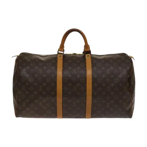 Pre-owned Monogram Keepall Travel Bag - Louis Vuitton Vintage - Modalova