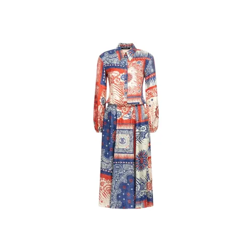 Bandana Patchwork Maxi Dress - Roberto Cavalli - Modalova