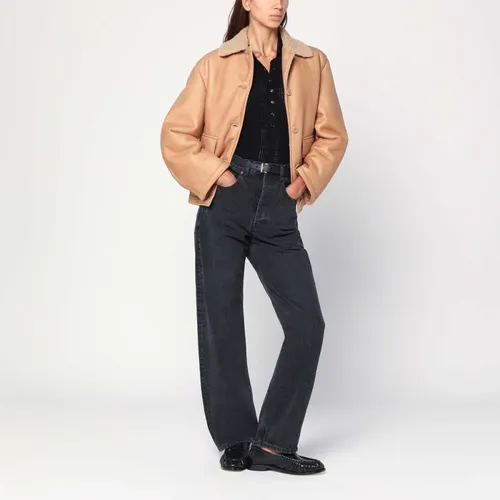 Shearling Leather Jacket - Salvatore Santoro - Modalova