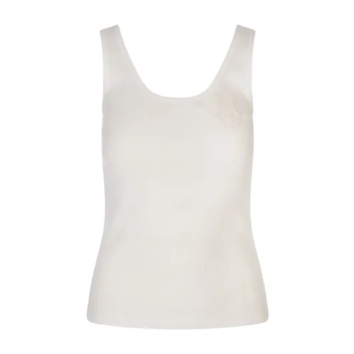 White Tank Top with Logo - Chloé - Modalova