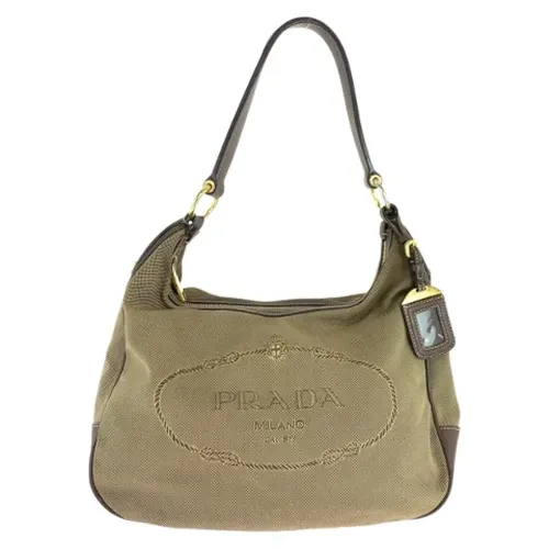 Pre-owned Canvas Shoulder Bag - Prada Vintage - Modalova