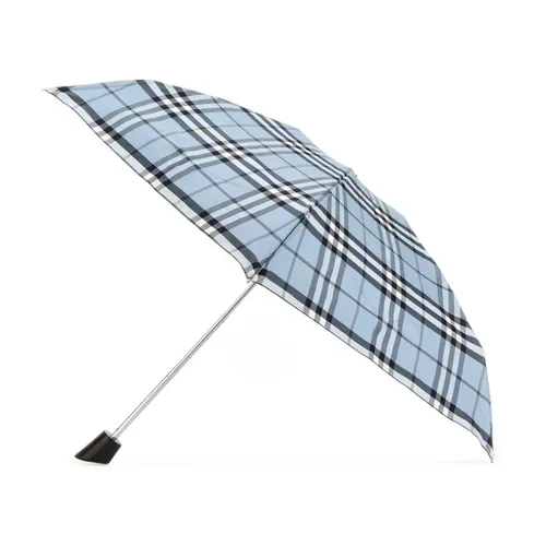 Check Folding Umbrella - Burberry - Modalova