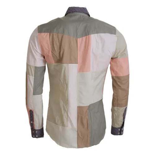 Patchwork Slim Shirt - Dolce & Gabbana - Modalova