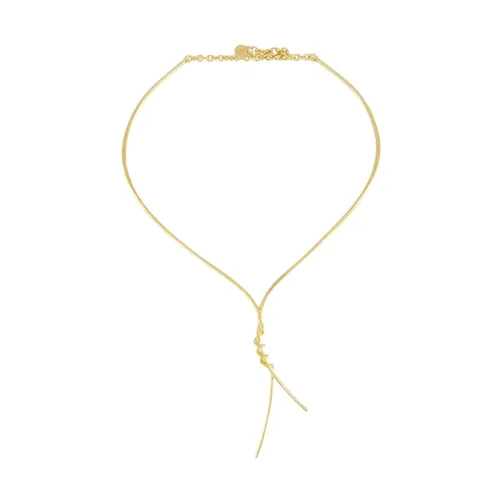 Sculptural Twisted Gold Necklace - Rabanne - Modalova