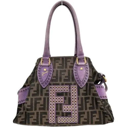 Pre-owned Canvas Handbag - Fendi Vintage - Modalova