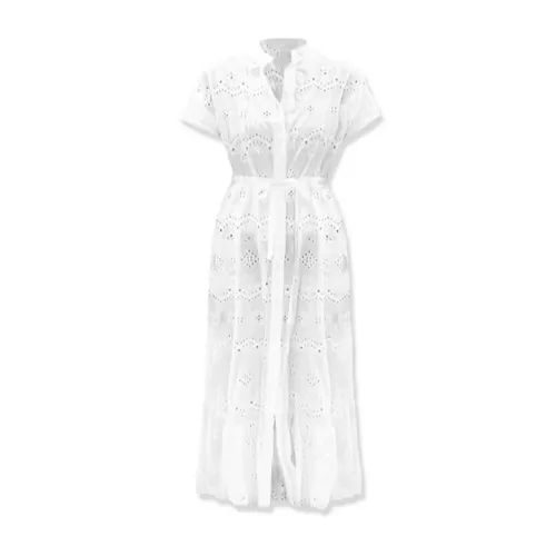 Blusa de Algodón Bordada Mujer - MC2 Saint Barth - Modalova