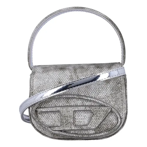 Beige Glitter Handbag with Detachable Strap - Diesel - Modalova