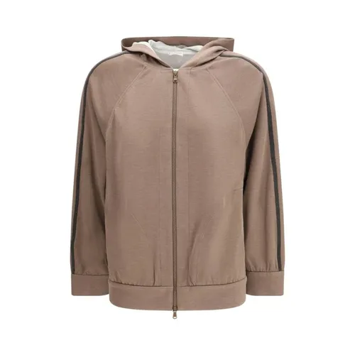 Silk Sweatshirt - Brunello Cucinelli - Modalova