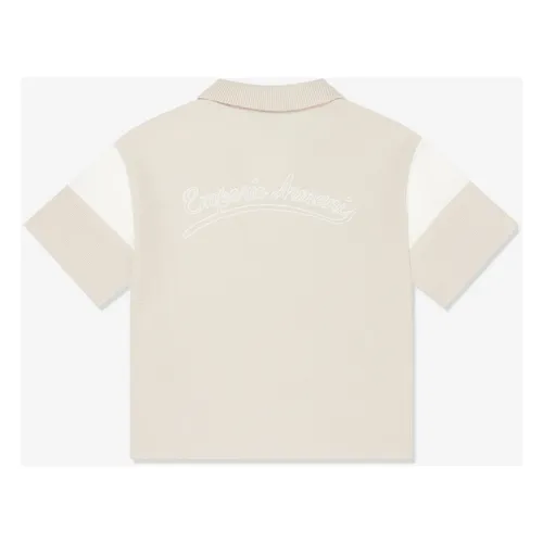 Eagle Logo Polo Shirt - Emporio Armani - Modalova
