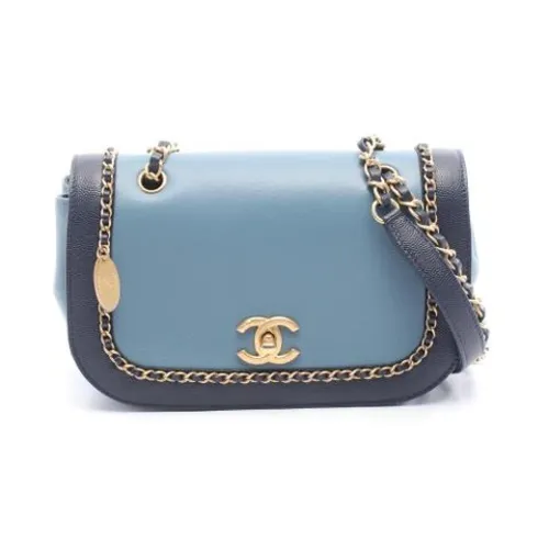 Pre-owned Leather Shoulder Bag - Chanel Vintage - Modalova